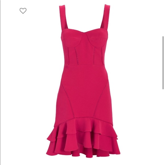 Jonathan Simkhai ruffle hem bustier dress - Picture 4 of 8